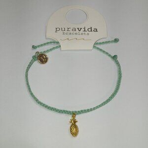 PURA VIDA Gold Bitty Pineapple Bracelet